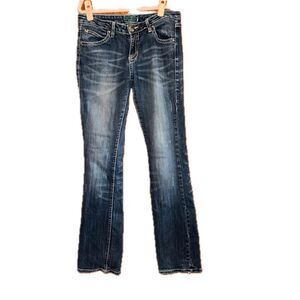 American-vintage Women's Blue and Navy Jeans